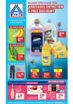 Prospectus Aldi : ARRIVAGES ENTRETIEN À PRIX DISCOUNT