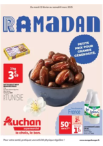 Prospectus Auchan Supermarché : Ramadan : petits prix pour grande générosité