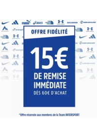 Prospectus Intersport LELEX : Offre fidélité