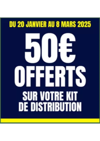 Prospectus Top Garage GARAGE BURLE : 50€ OFFERTS SUR VOTRE KIT DE DISTRIBUTION !