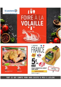 Prospectus E.Leclerc MARMANDE : FOIRE A LA VOLAILLE N°1