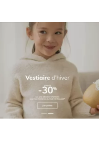 Prospectus VERTBAUDET Servon : Vestiaire d'hiver