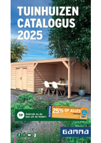 Prospectus GAMMA SINT-PIETERS-LEEUW : Tuinhuizen Catalogus