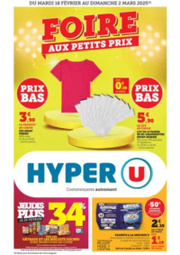 Prospectus Hyper U RUMILLY : Foire petits prix