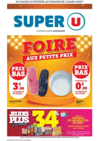 Prospectus Super U MUNSTER : Foire petits prix