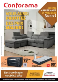 Prospectus Conforama COLOMIERS : Vous aussi profitez des prix malins !