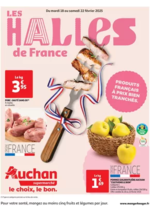 Prospectus Auchan Supermarché : Les Halles de France dans votre super