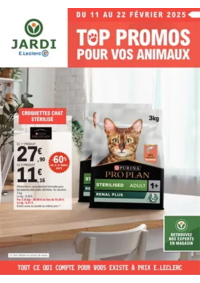 Prospectus Jardi E.Leclerc PONT L'ABBE : Top promos pour vos animaux