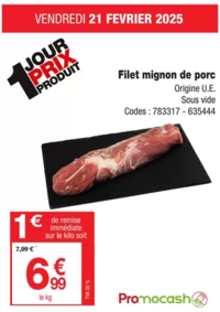 Prospectus Promocash Sarrebourg : 1 jour prix produit