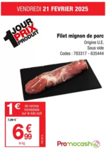 Prospectus Promocash : 1 jour prix produit