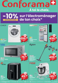 Prospectus Conforama Chur : Conforama reklamblad - FR