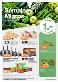 Prospectus Migros Cossonay : Groossi Uswahl a Ängbot