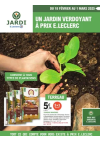 Prospectus Jardi E.Leclerc PONT L'ABBE : Un jardin verdoyant à prix E.Leclerc