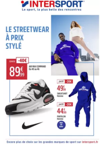 Prospectus Intersport LELEX : LE STREETWEAR STYLÉ À PRIX