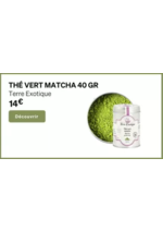 Promos et remises  : Thé vert matcha 40 gr - Terre Exotique