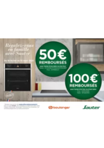 Promos et remises  : OFFRE Sauter : jusqu'à 100€ remboursés !