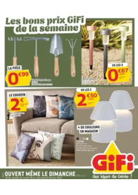 Prospectus Gifi MONTAUBAN 1061 RUE HENRY DUNANT ZONE SAPIAC : Les bons prix Gifi de la semaine