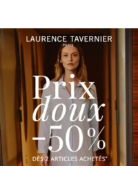 Prospectus Yves Delorme Paris 4 rue Donizetti : Prix doux Jusqu'à -40%