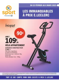 Prospectus Sport et Loisirs E.Leclerc Oloron Sainte Marie : E.Leclerc Sports LES IMMANQUABLES HIVER