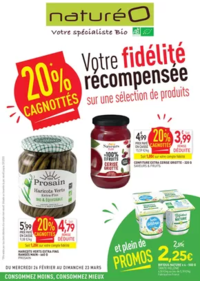 Prospectus NaturéO Amilly : Votre fidélité récompensée sur une sélection de produits