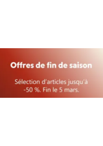 Promos et remises  : Offres de fin de saison. Achetez vos favoris jusqu’à -50 %.