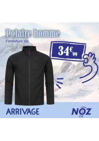 Prospectus Noz Sainte Bazeille : Polaire homme