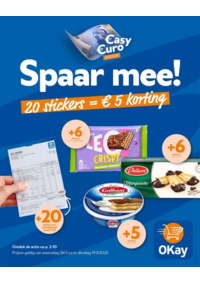 Prospectus OKay Supermarchés ERPE-MERE : Spaar Mee!