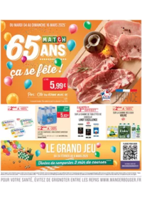 Prospectus Supermarchés Match Cambrai : 65 ANS ça se fête !