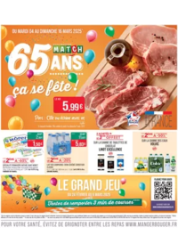 Prospectus Supermarchés Match Lure´ : 65 ANS ça se fête !