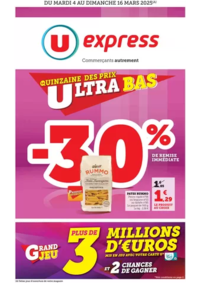 Prospectus U Express MATHA : Quinzaine Commerçante