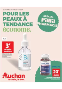 Prospectus Auchan LA CHARITE SUR LOIRE : Pour les peaux à tendance économe