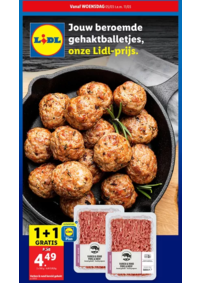 Prospectus Lidl BATTICE : Jouw Beroemde Gehaktballetjes