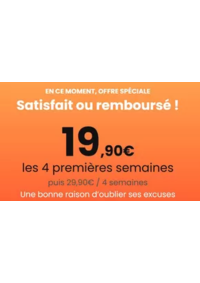 Prospectus L'Orange bleue Sallanches : En ce moment, offre spéciale Satisfait ou remboursé !