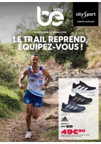 Prospectus City sport Villeneuve Loubet : Le trail reprend, équipez-vous !