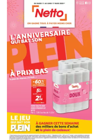 Prospectus Netto Le Blanc : L'anniversaire qui bat son plein à prix bas