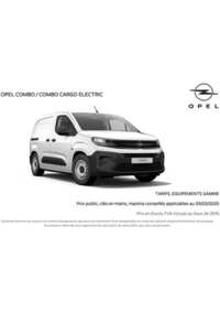 Prospectus Distributeur OPEL GENERALE AUTOMOBILE TOULOUSAINE TOULOUSE : Opel Combo Cargo