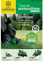 Prospectus Espace emeraude : Catalogue spécial motoculture