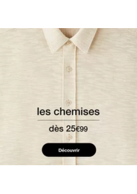 Prospectus celio LEHON : Chemises homme