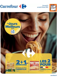 Prospectus Carrefour BOISSEUIL : LES JOURS MEILLEURS AVEC LES PRODUITS CARREFOUR