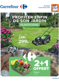 Prospectus Carrefour Villefranche De Rouergue : PROFITER ENFIN DE SON JARDIN