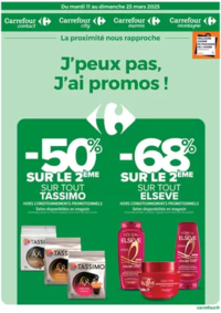 Prospectus Carrefour city AJACCIO DEL PELLEGRINO : J'PEUX PAS J'AI PROMOS DU 11 AU 23 MARS 2025