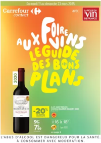 Prospectus Carrefour Contact Le Champ st Père : FOIRE AUX VINS