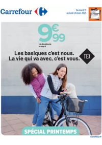 Prospectus Carrefour Express Lusigny Sur Barse : TEXTILE SPÉCIAL PRINTEMPS