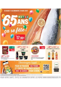 Prospectus Supermarchés Match Château - Salins : 65 ANS ça se fête !