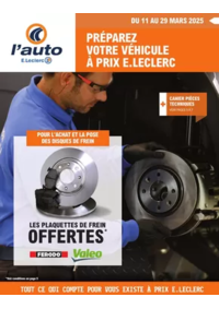 Prospectus L'auto E.Leclerc ROMILLY SUR SEINE : OP4 - THEMATIQUE PIECES TECHNIQUES