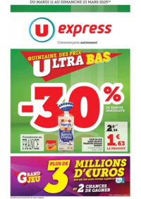 Prospectus U Express MAZAN : Quinzaine Commerçante