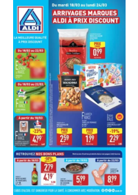 Prospectus Aldi Amboise : Arrivages marques Aldi à prix discount