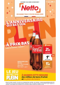 Prospectus Netto Fère-en-Tardenois : L'anniversaire qui bat son plein à prix bas