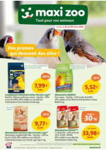 Prospectus maxi zoo : Maxi Zoo, Tout pour vos animaux - Des promos qui donnent des ailes!