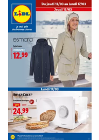 Prospectus Lidl DIEULOUARD : Chez Lidl, découvrez une sélection d'outils Parkside et de vêtements tendances !